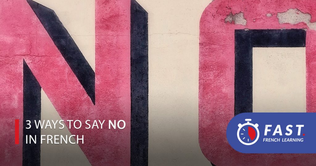 no in French