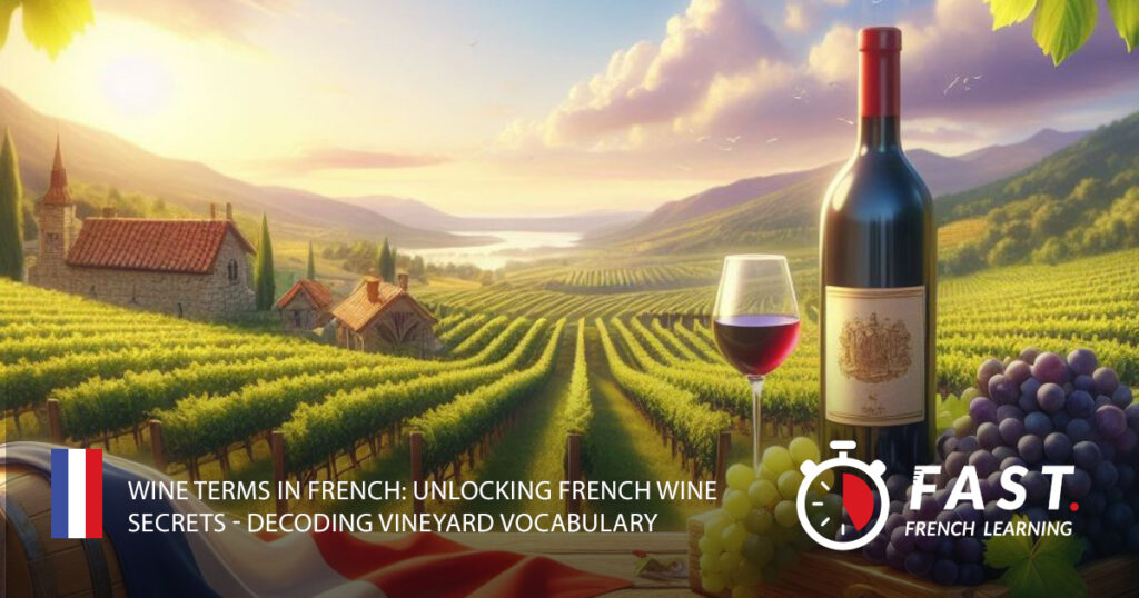 Wine terms in French: unlocking French wine secrets - decoding vineyard vocabulary