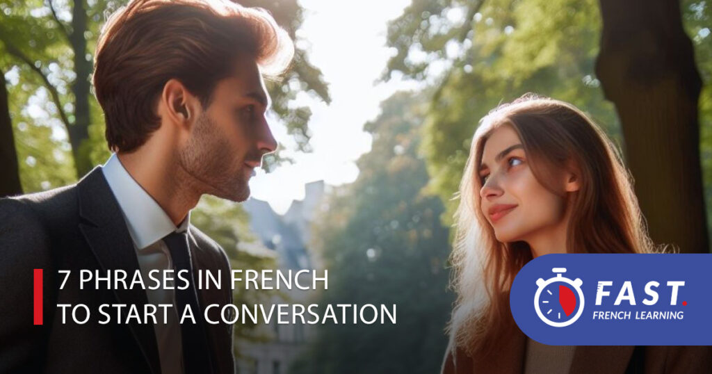 7 phrases in French to start a conversation